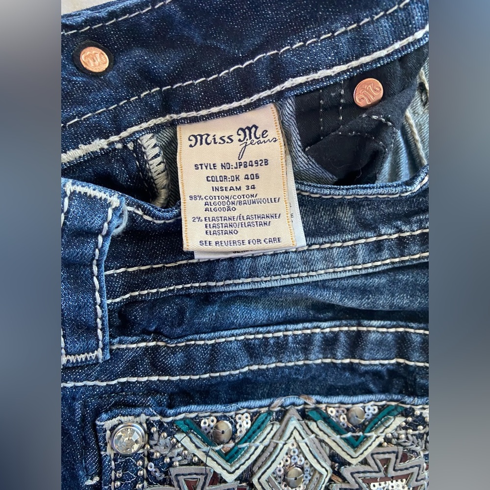 Miss Me Aztec Bootcut Long - Picture 3 of 6